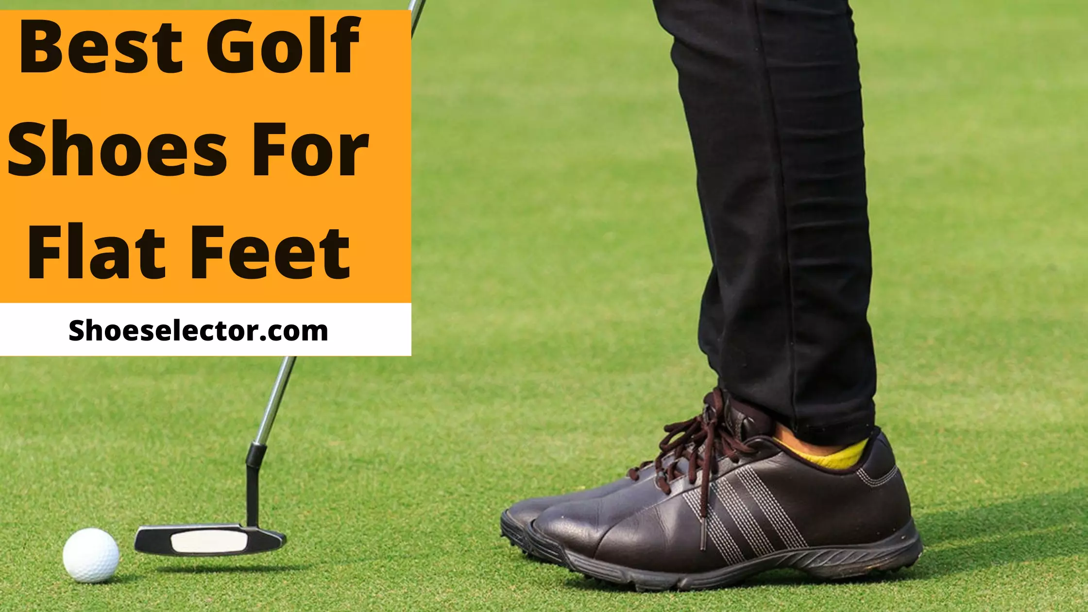 flat golf shoes